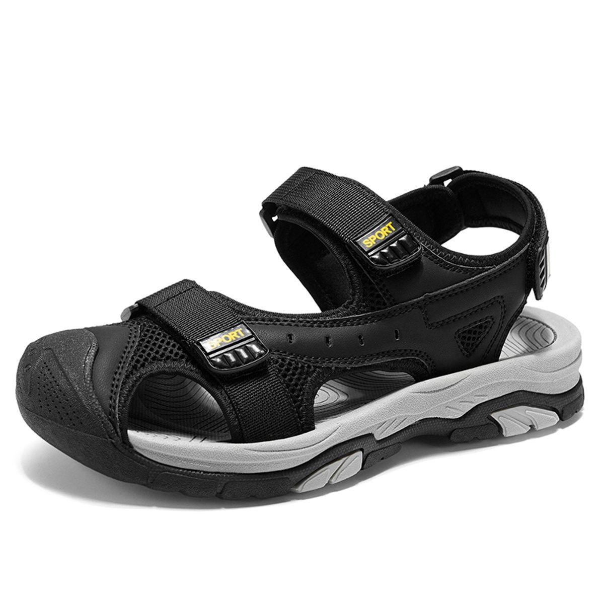 SHANDIAN - Sandalias Hombre Negro