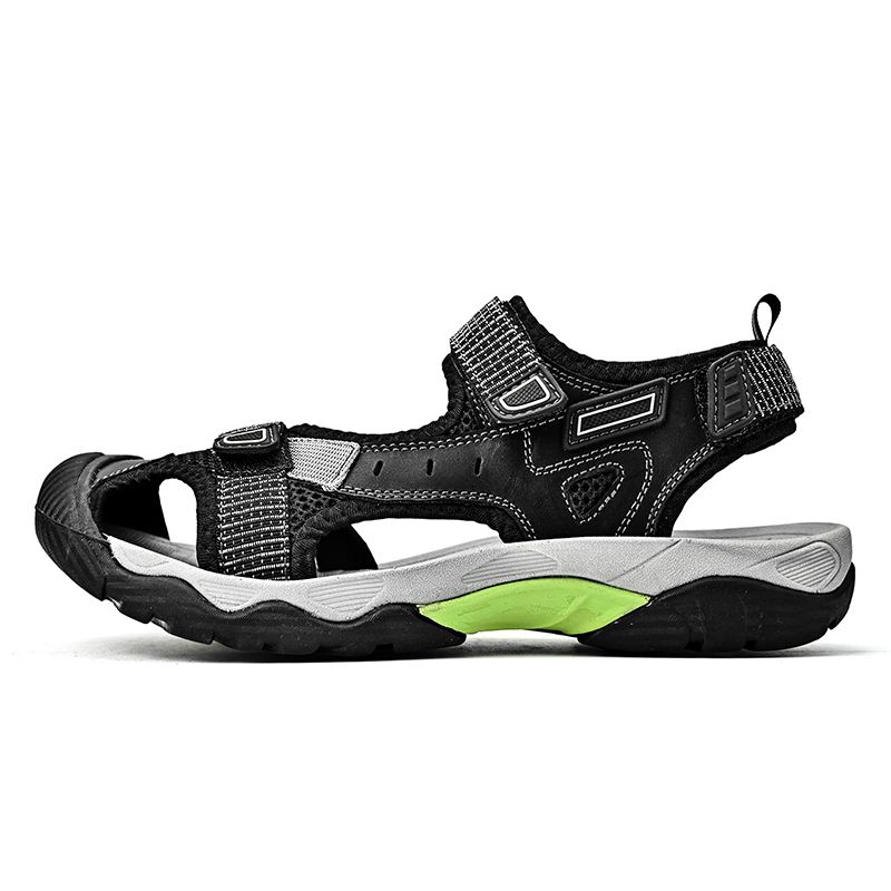 SHANDIAN - Sandalias Hombre Negro