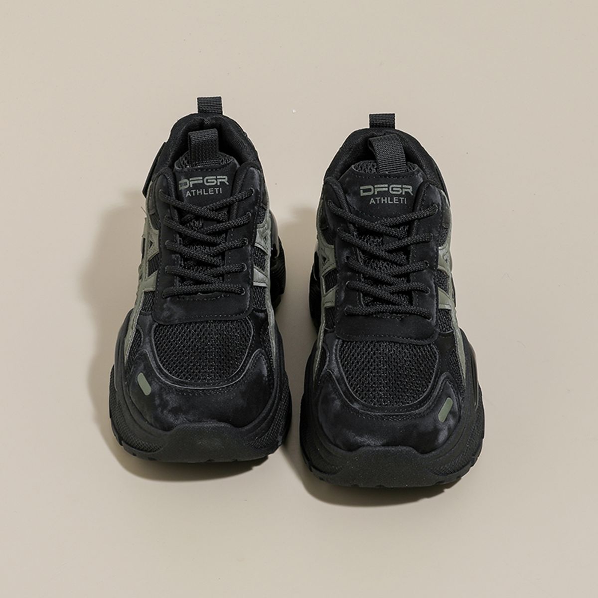 SHANDIAN - Zapatillas Mujer Negro