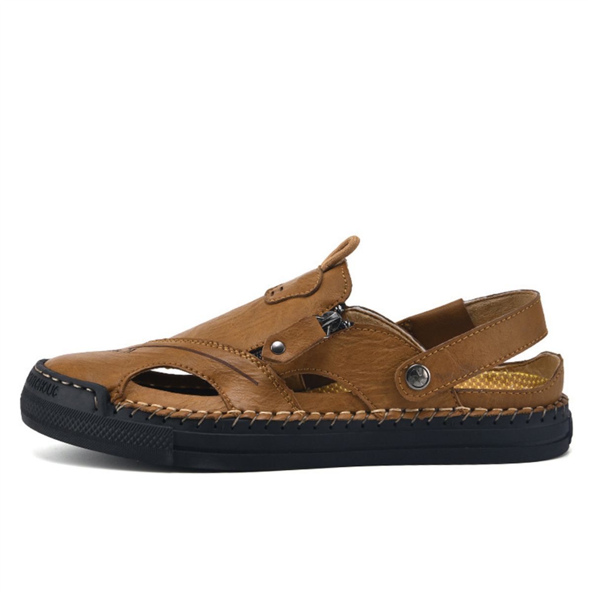 SHANDIAN - Sandalias Hombre Negro