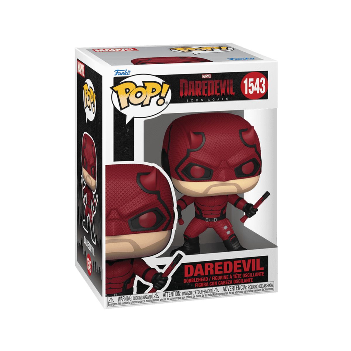 FUNKO - Pop Daredevil Funko Pop 1543 Daredevil Born Again
