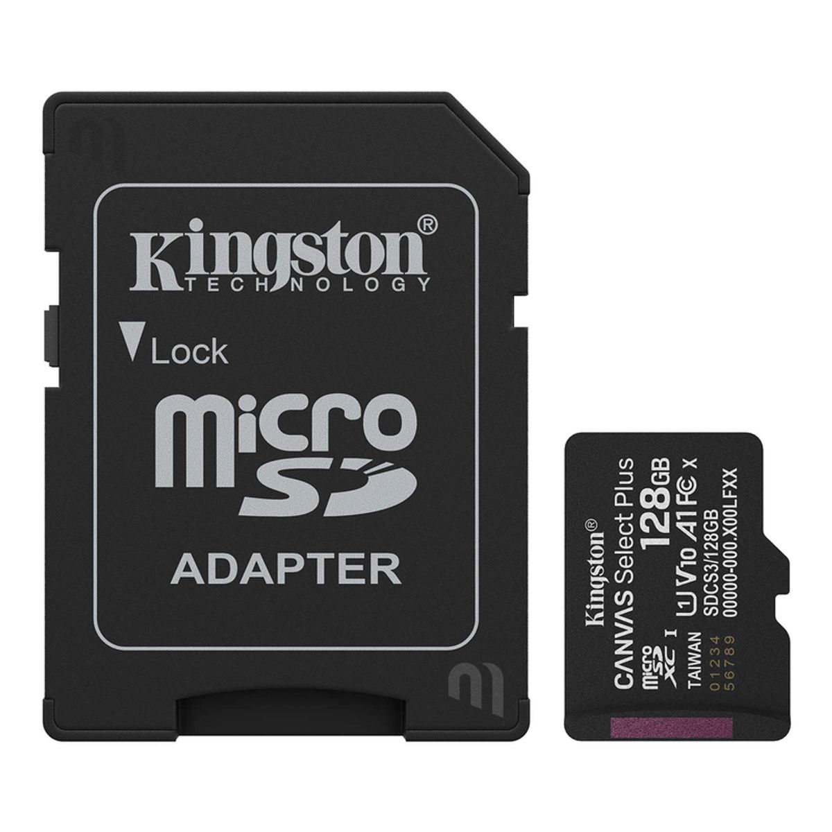KINGSTON - MEMORIA MICRO SD KINGSTON CANVAS SELECT 128GB 150MBs SDCS3 128GB ORIGINAL