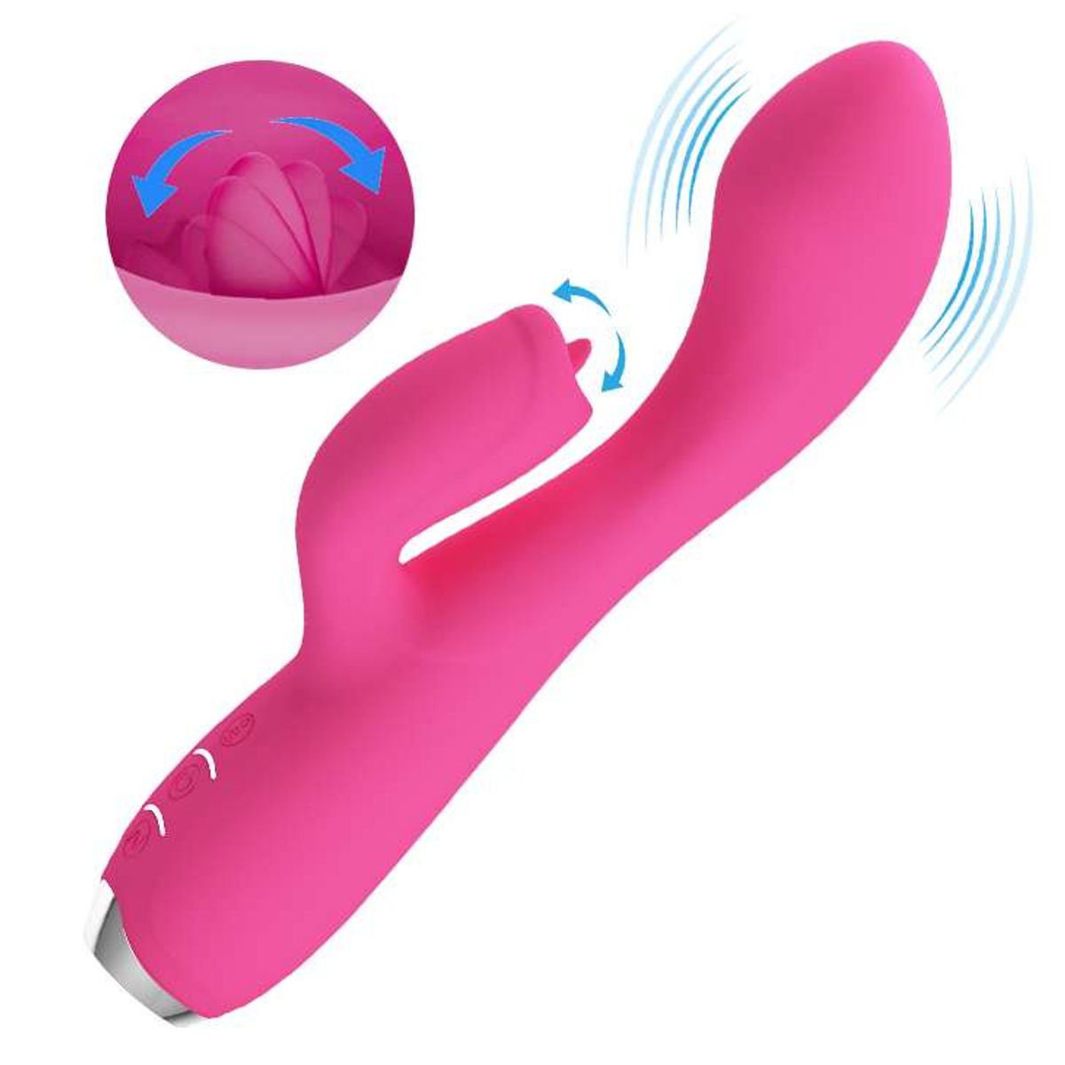 PRETTY LOVE - Vibrador Rabbit Gloria con Lengua Vibradora y 10 Niveles Pretty Love