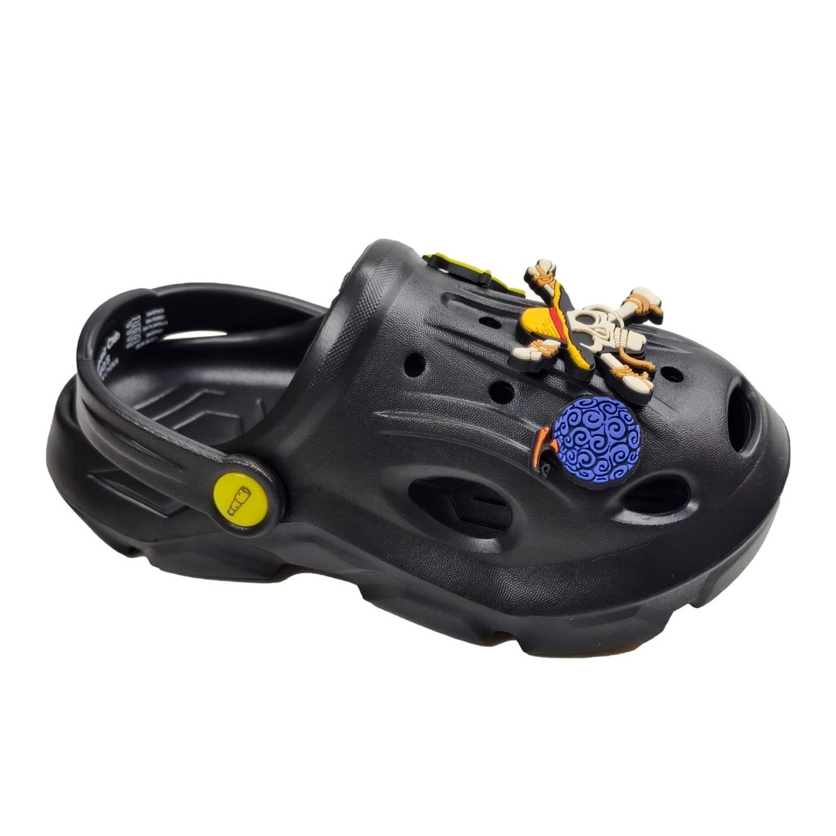 ONE PIECE - Sandalias Niño Clog Casual One Piece Luffy Negro