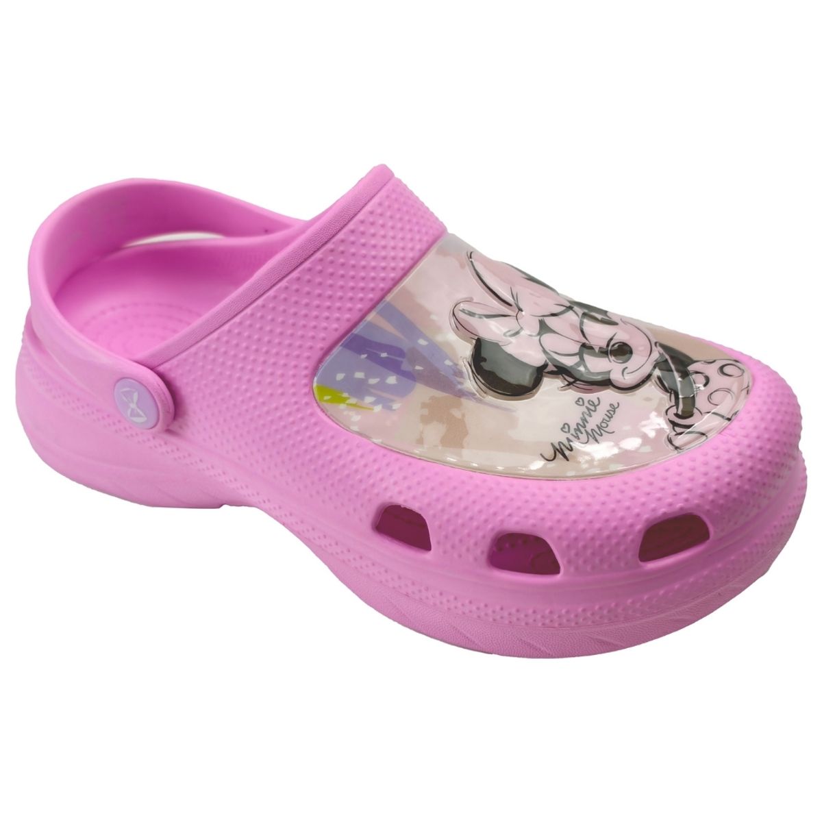 MINNIE - Sandalias Mujer Clog Casual Minnie Mouse Lila