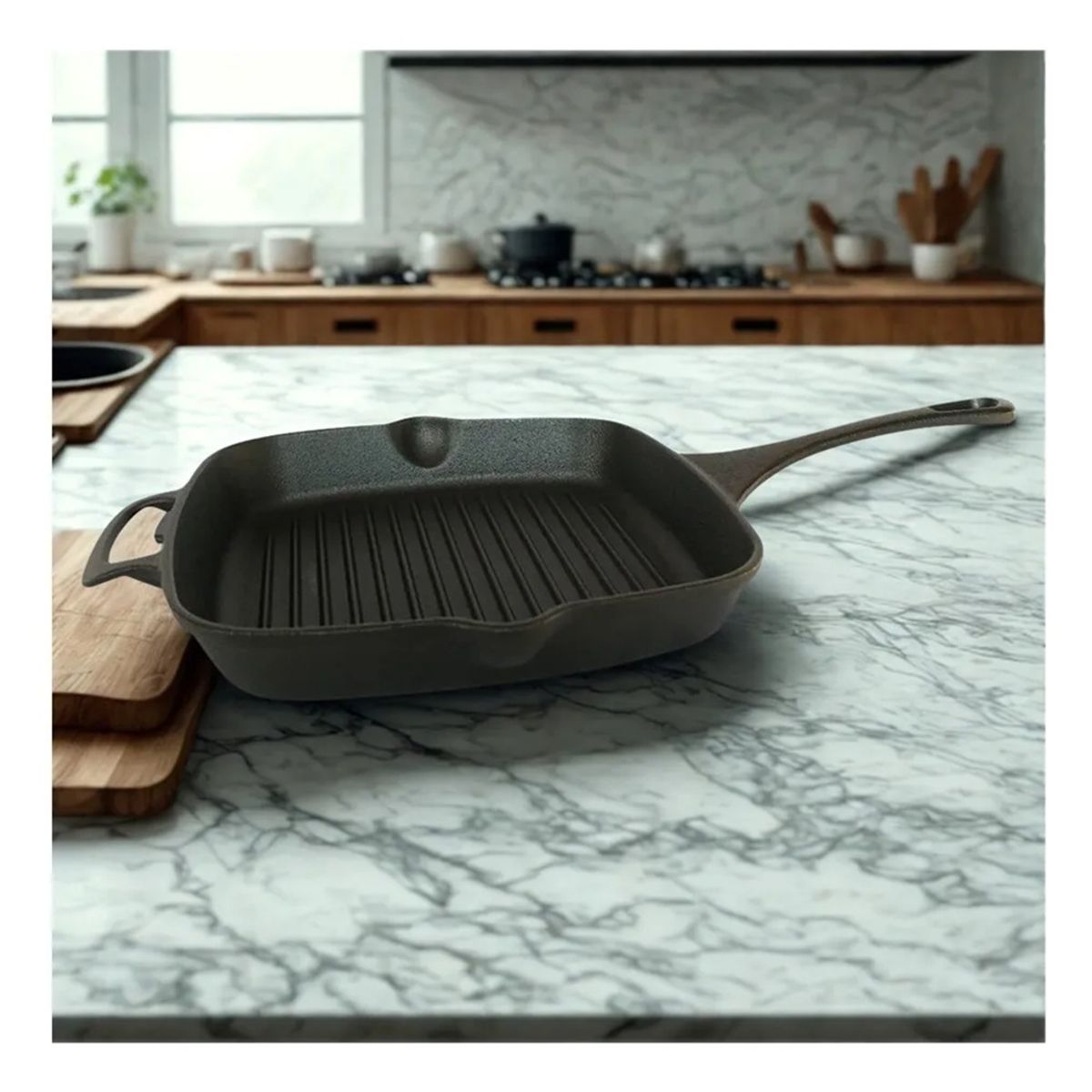 RECORD - SARTEN GRILL DE HIERRO FUNDIDO RECORD 26 CM