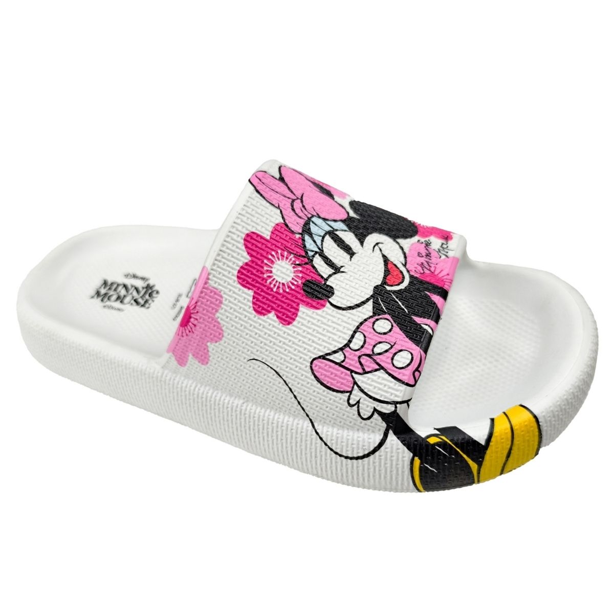 MINNIE - Sandalias Mujer Playeras Mickey Mouse Blanco