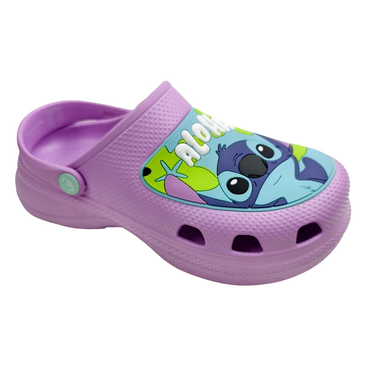 LILO & STITCH - Sandalias Mujer Clog Casual Stitch Morado