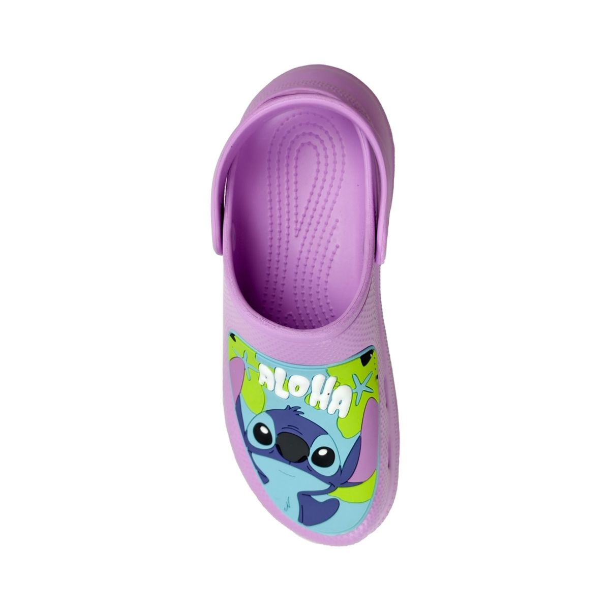 LILO & STITCH - Sandalias Mujer Clog Casual Stitch Morado
