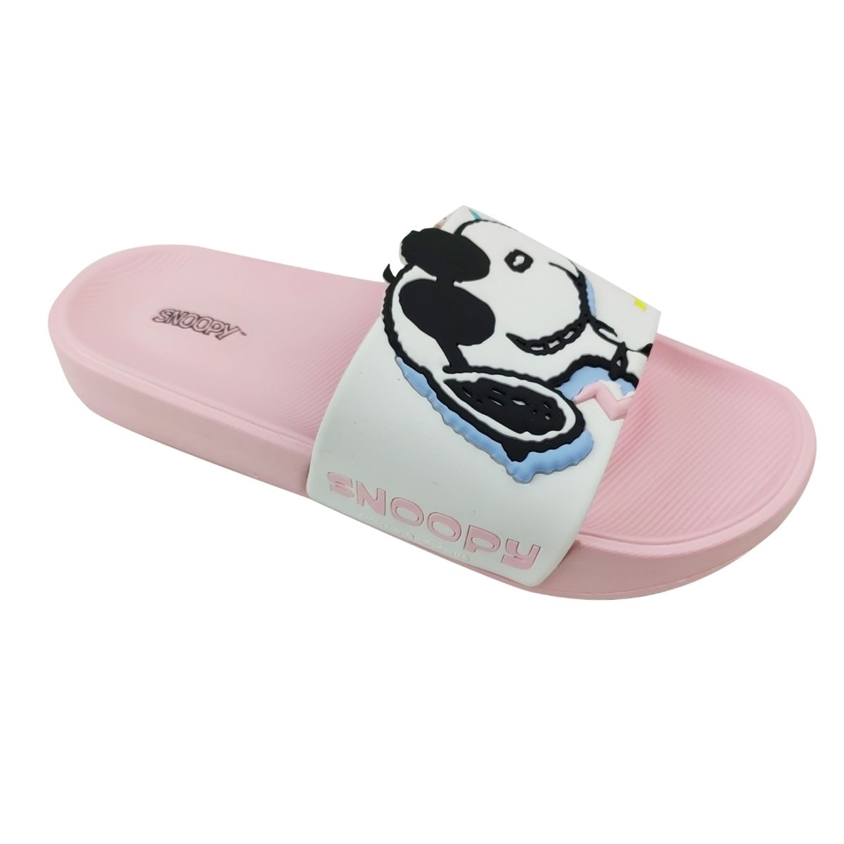 SNOOPY - Sandalias Mujer Playeras Snoopy Rosado