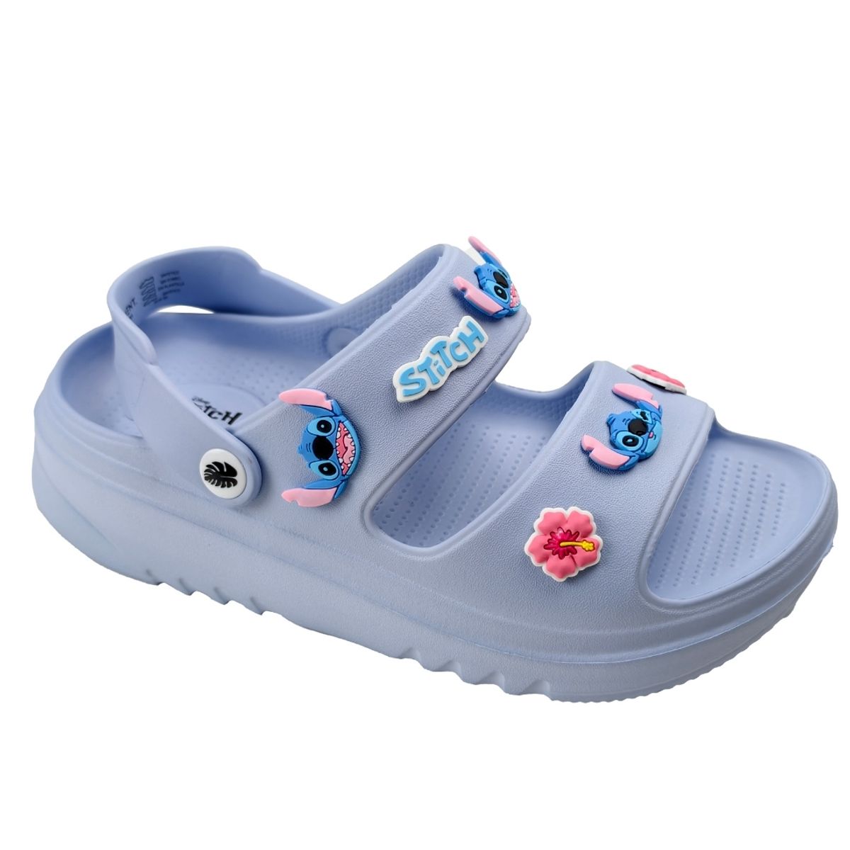 LILO & STITCH - Sandalias Mujer Plataforma Stitch Celeste