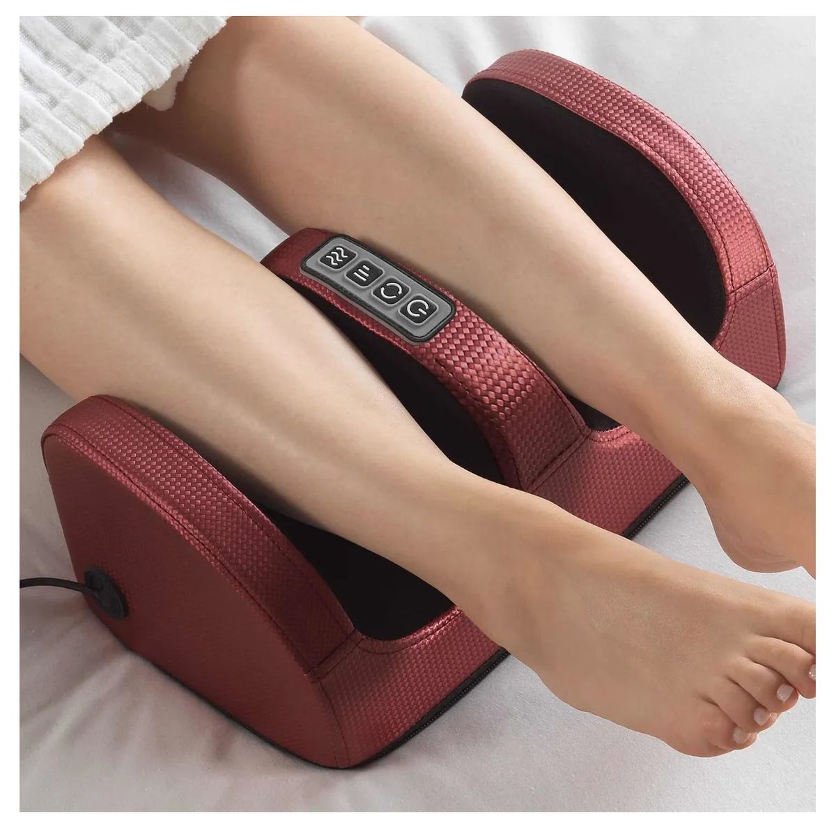 GENERICO - Masajeador De Pies Eléctrico  Foot Massager Piernas Brazos rojo