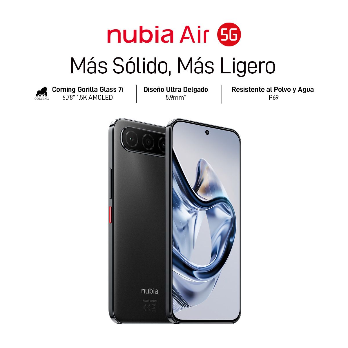 ZTE - Zte Nubia Air 8GB+256GB + gift Speaker