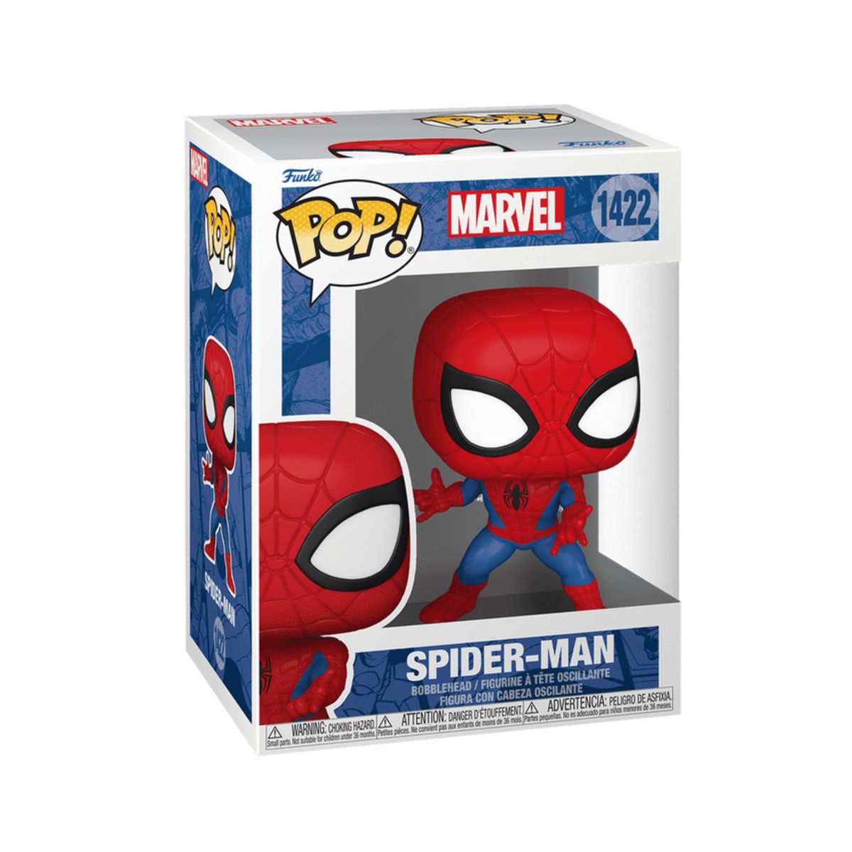 FUNKO - Pop Spiderman Clasico Funko Pop 1422 Marvel Classics