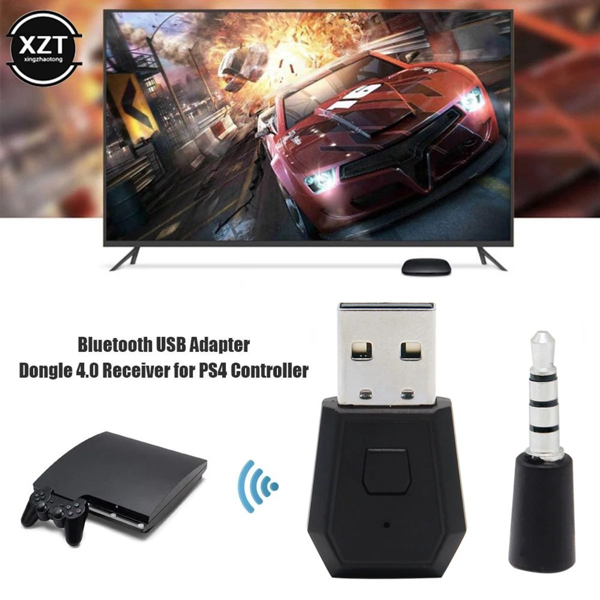 GENERICO - Adaptador Bluetooth Playstation 4 Receptor Ps4 Dongle Usb