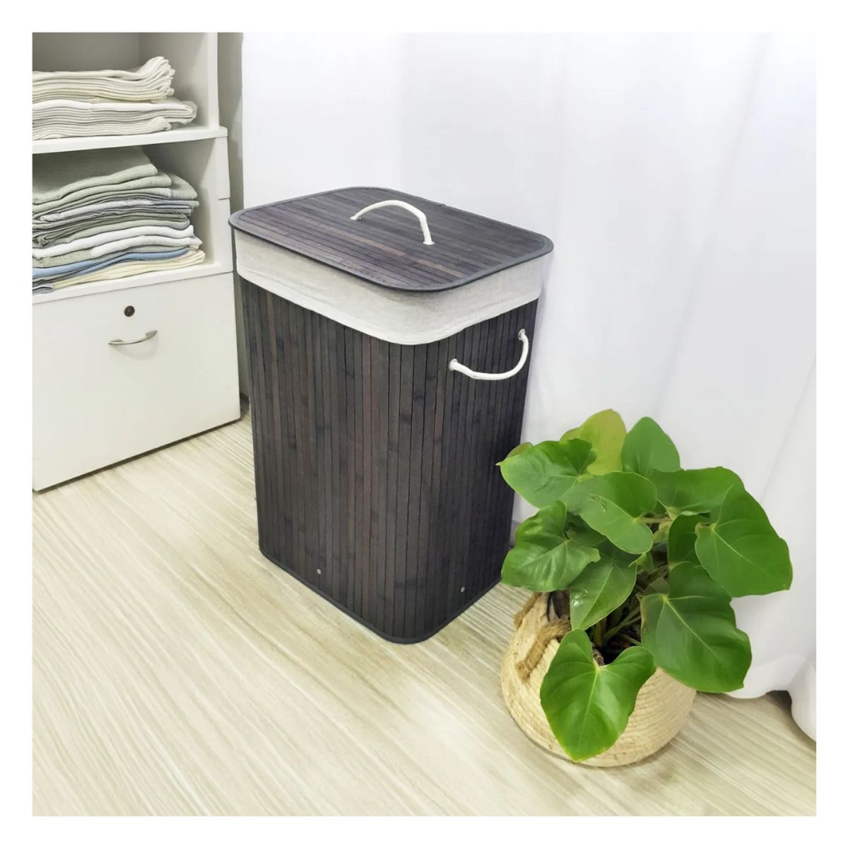 CUTE - CESTA RECTANGULAR PARA ROPA SUCIA