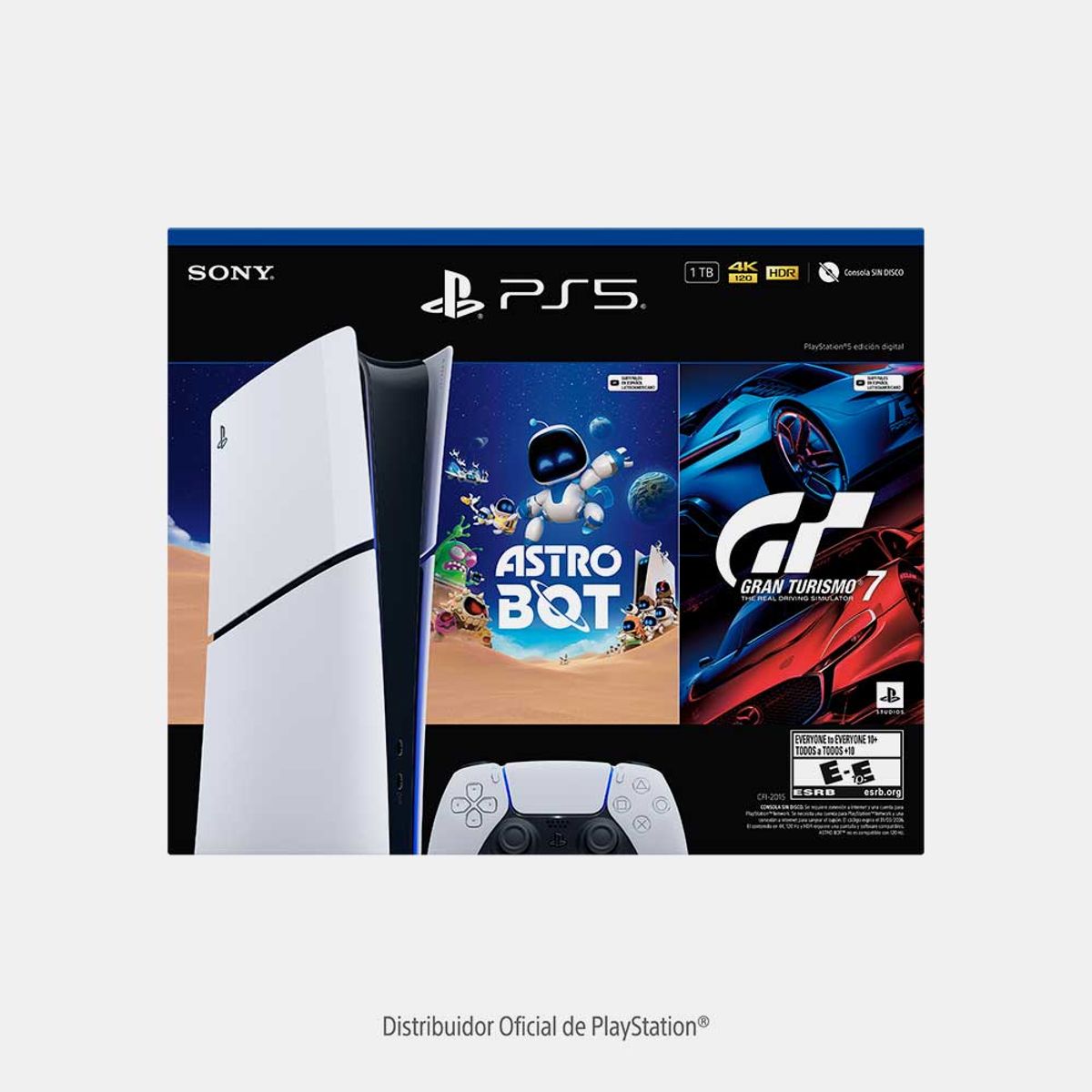 SONY - CONSOLA PLAYSTATION 5 DIGITAL BUNDLE 2 - ASTRO BOT + GRAN TURISMO 7