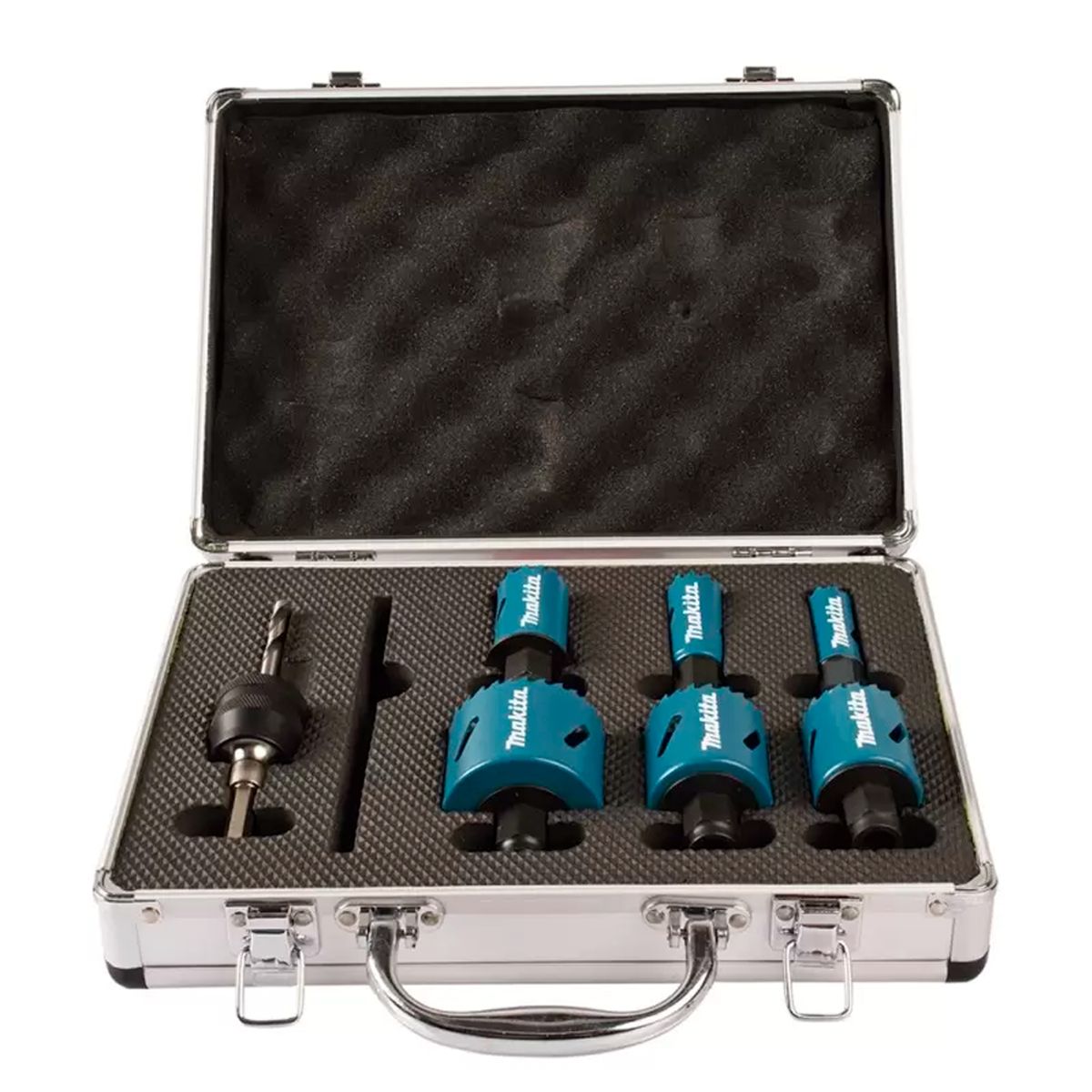 MAKITA - Set Sierras Copas Makita Bi-Metal + Adaptador + Broca Piloto