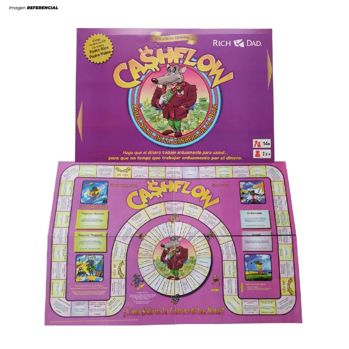 GENERICO - Juego De Mesa Familiar Padre Rico Cash Flow