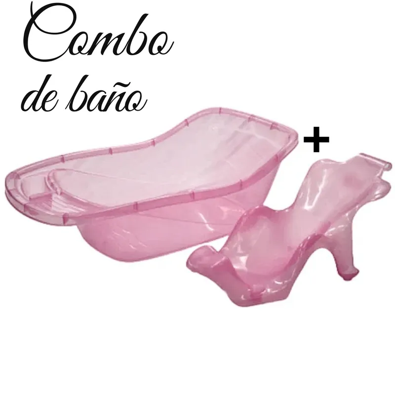 REY PLAST - BAÑERA SUPER COMBO ACUARIUM ROSADO- REY