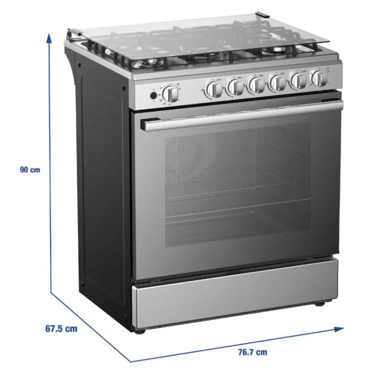OSTER - Cocina a Gas OSTER 5 Quemadores – PGSGMICA305HSSGM