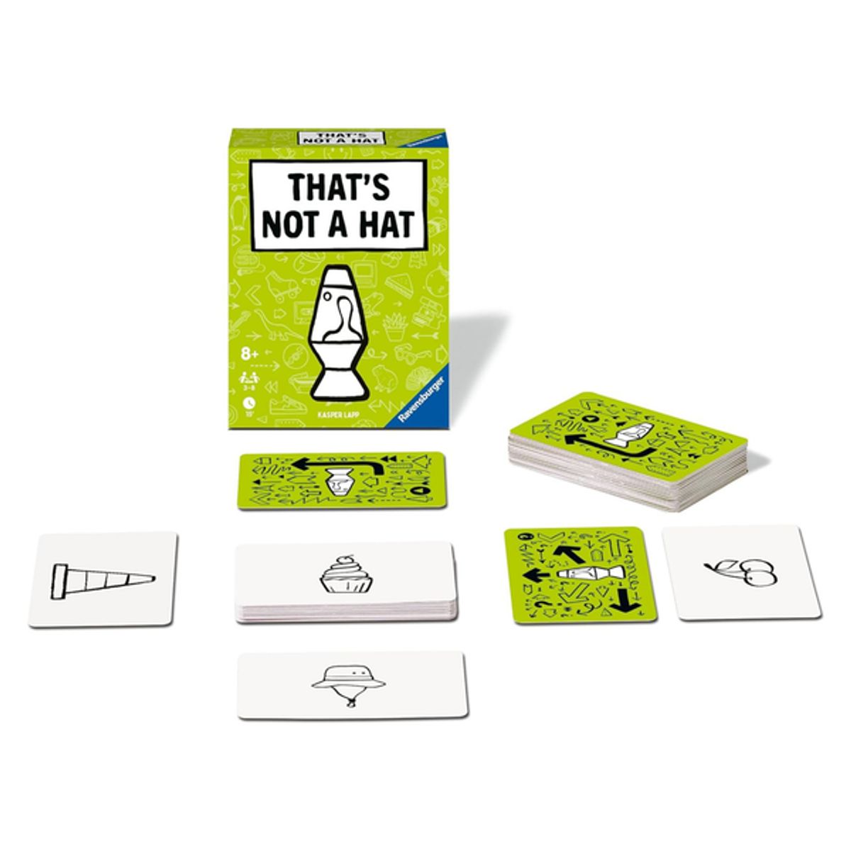 RAVENSBURGER - Juego de cartas: Ese no es un sombrero 2 (That's not a hat)