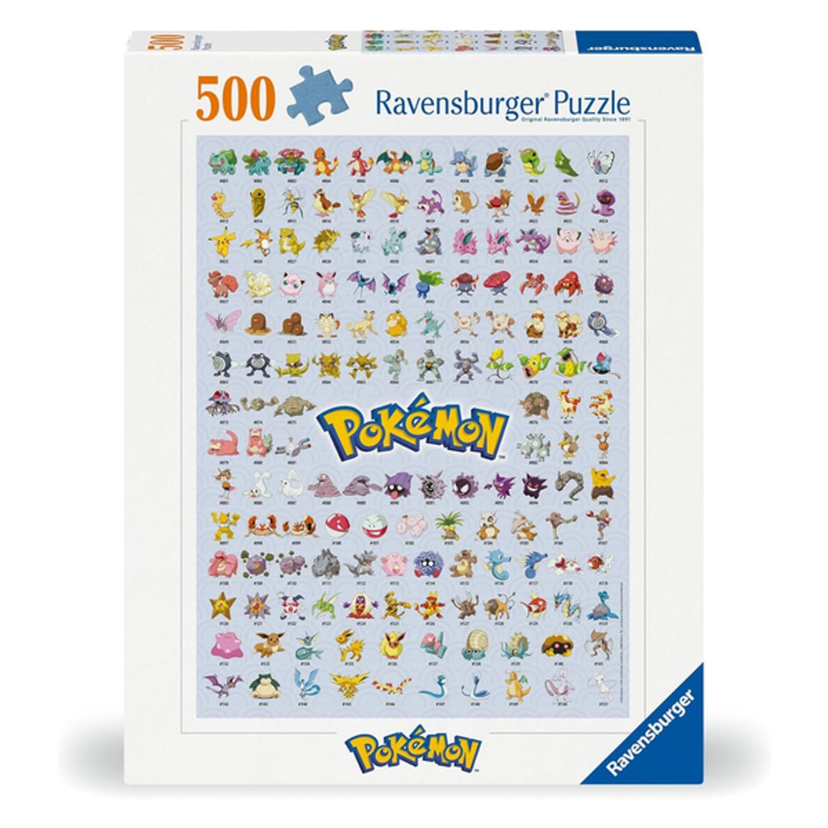 RAVENSBURGER - Rompecabezas 500 piezas modelo Pokémon