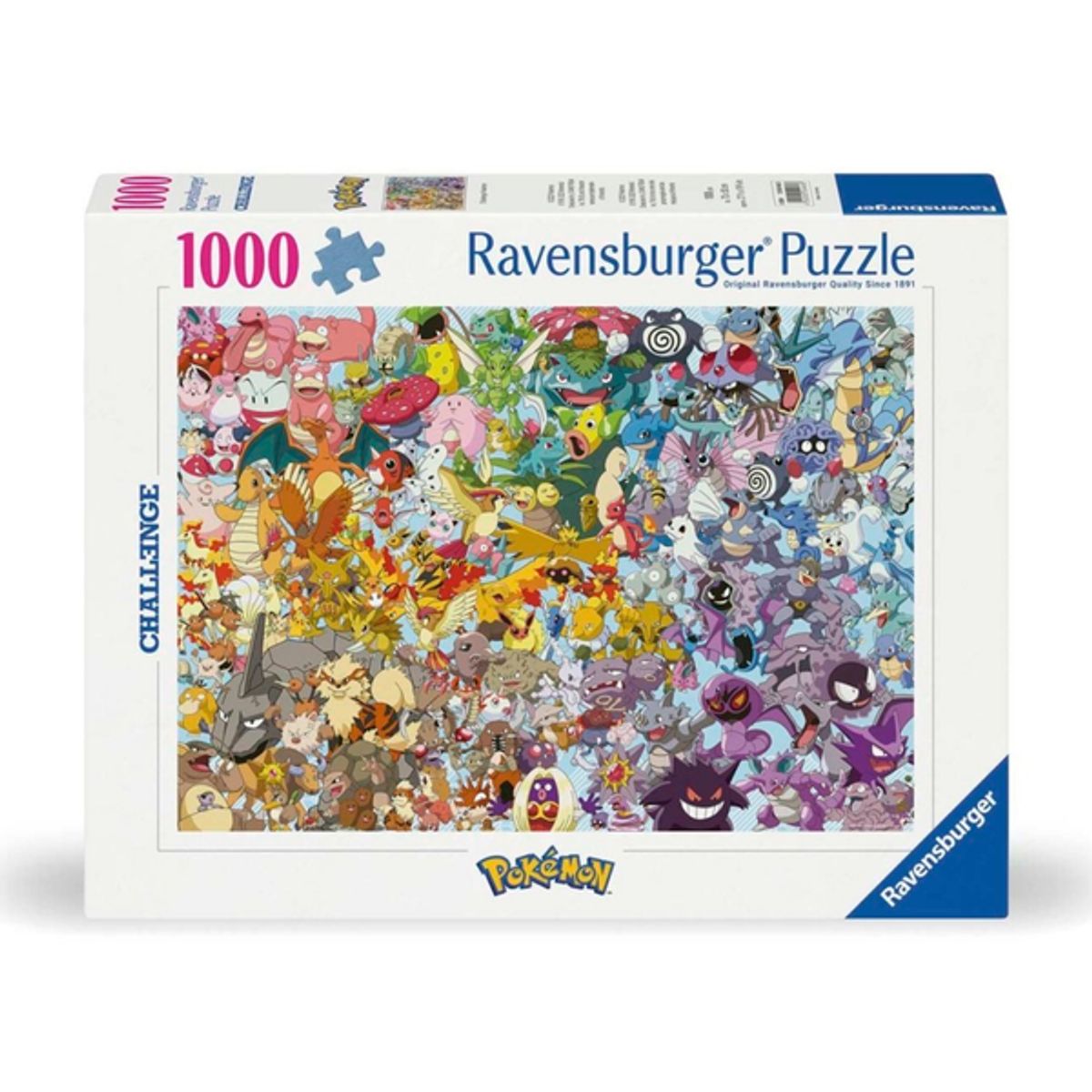 RAVENSBURGER - Rompecabezas 1000 piezas modelo reto Pokémon