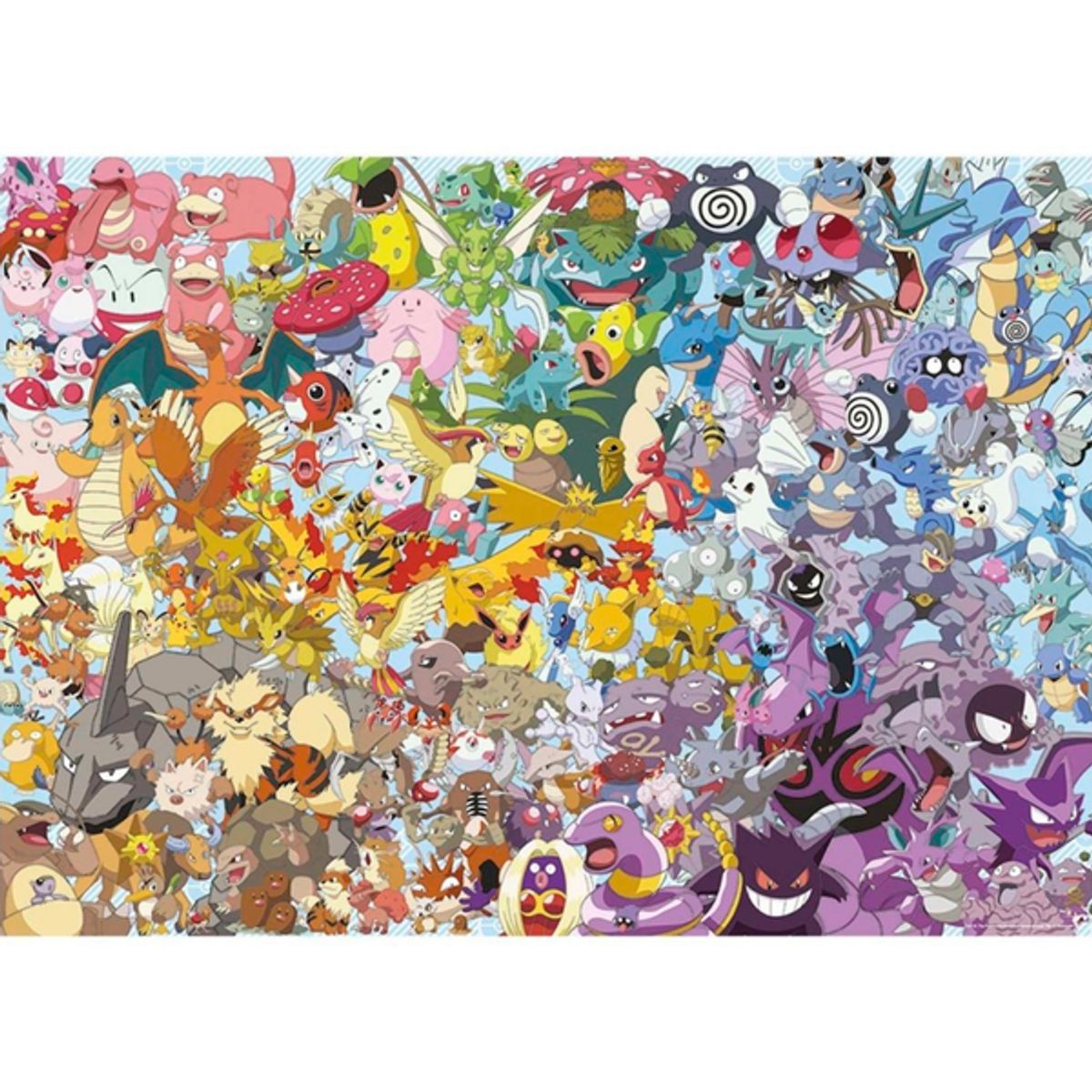 RAVENSBURGER - Rompecabezas 1000 piezas modelo reto Pokémon