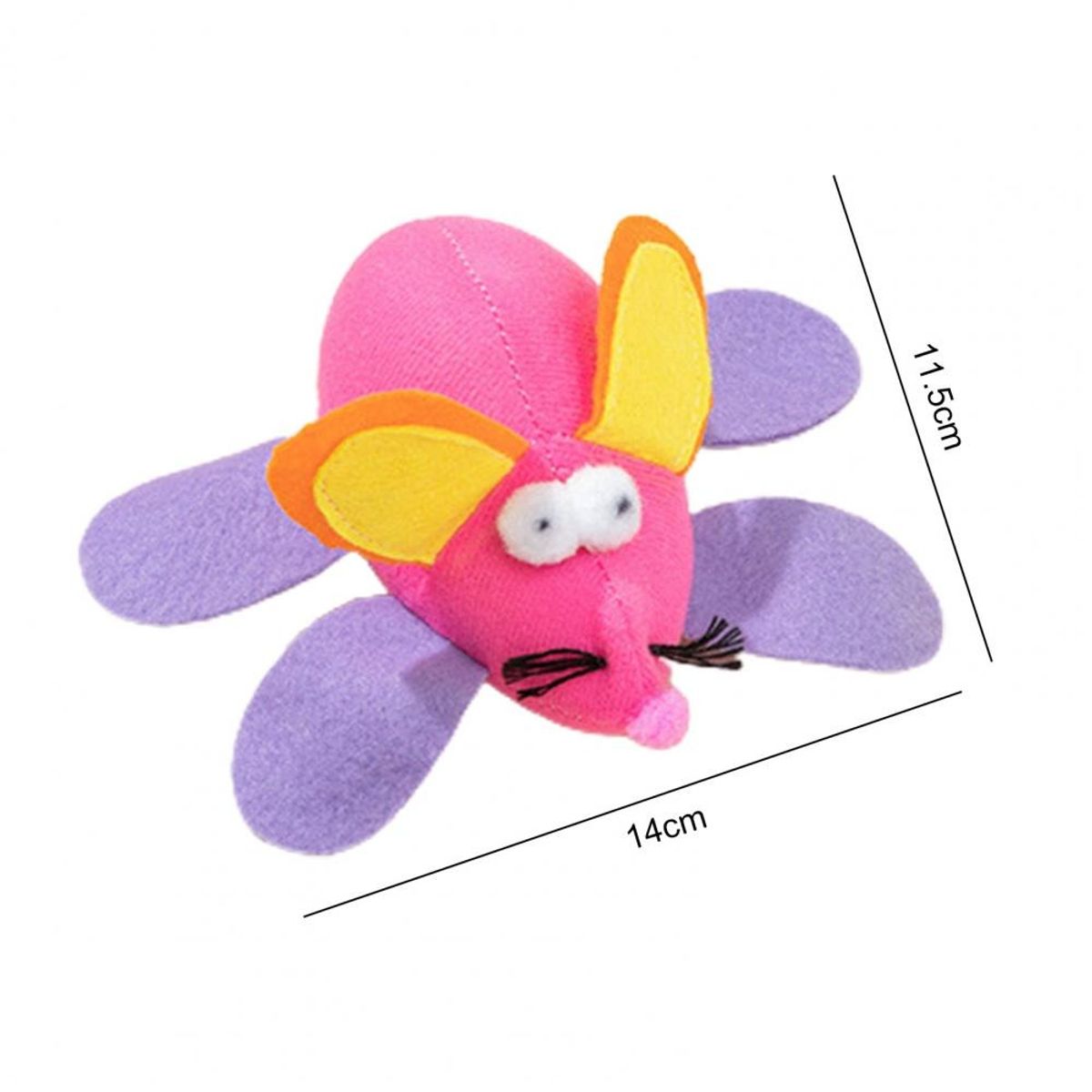 GENERICO - JUGUETE RATÓNCITO A CUERDA PARA GATOS