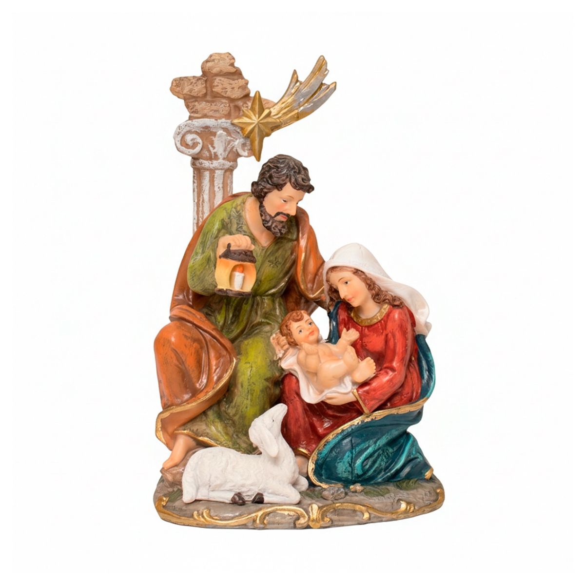 PANORAMA HOGAR - Figura Sagrada Familia Tradicional 22CM