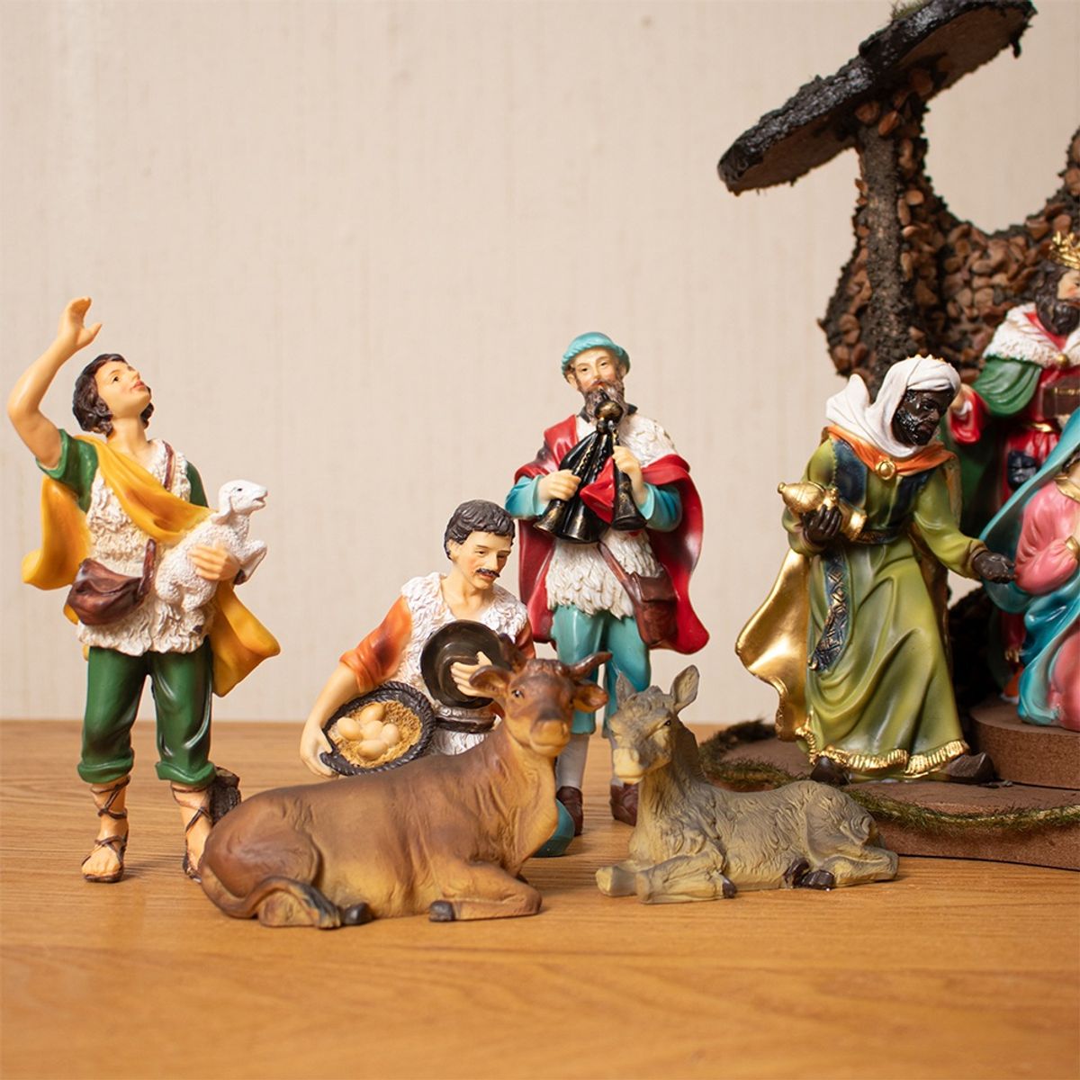 PANORAMA HOGAR - Nacimiento con Establo 35CM Poliresina