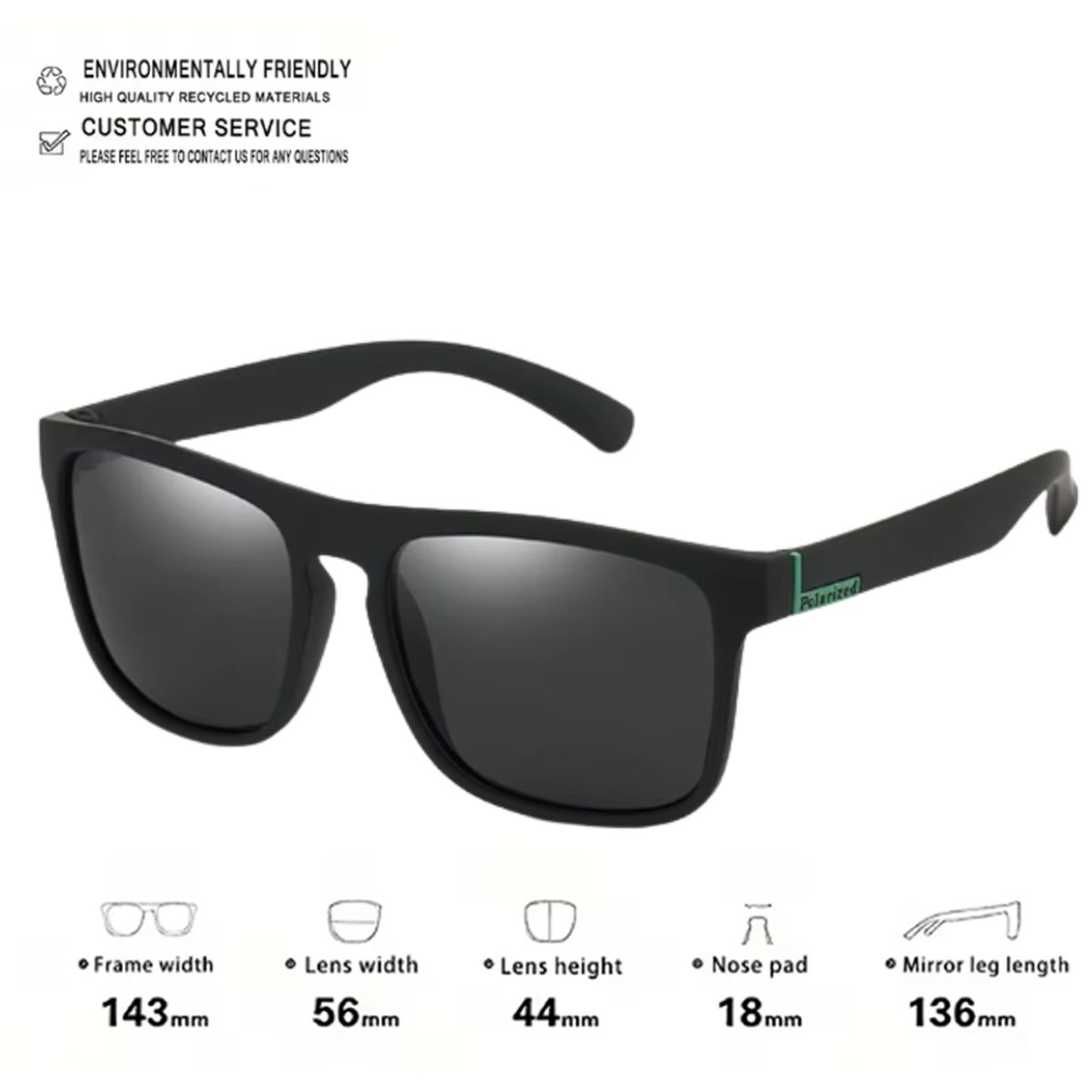 GENERICO - LENTES SOL UV400 BLUE POLARIZADAS HOMBRE