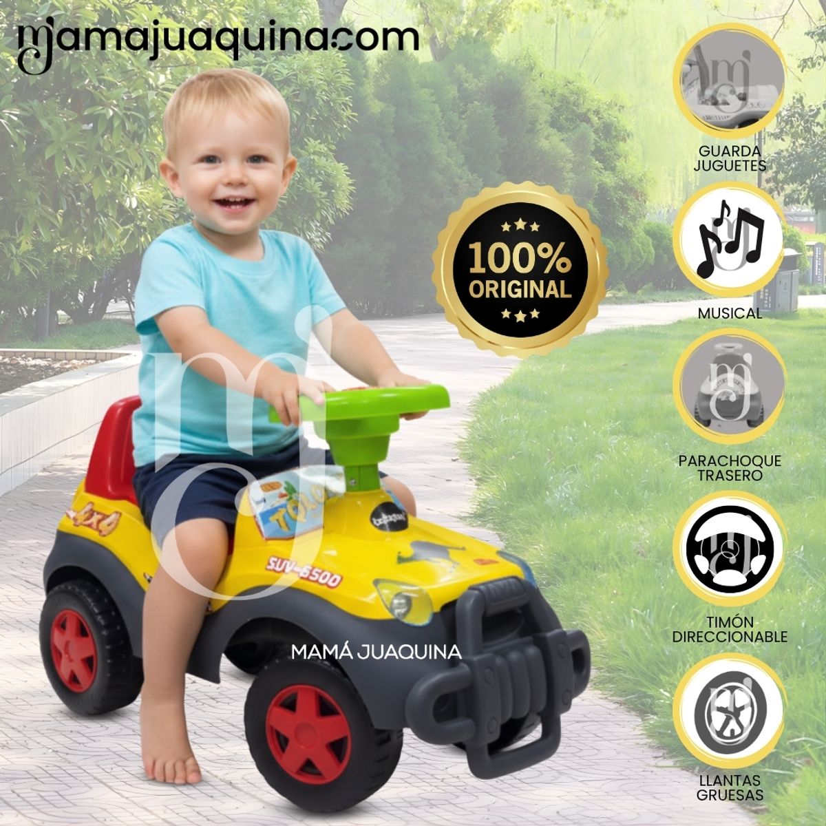 BABY - Correpasillo Buggy para Niños «KANGRY» Edición Limitada Yellow