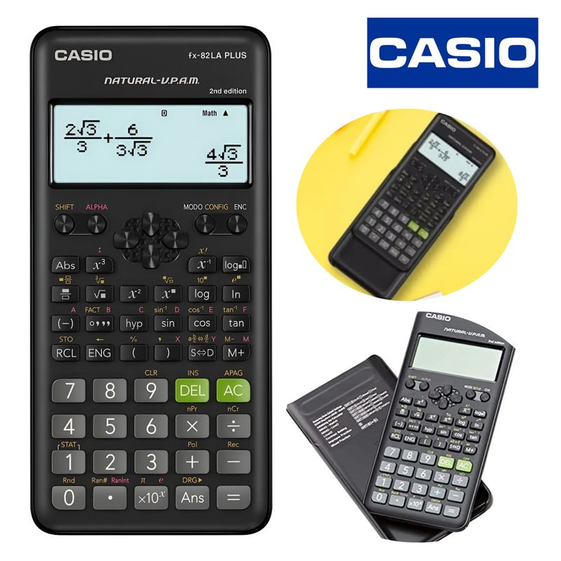 CASIO - Calculadora Casio Fx-82la PLUS NEGRO
