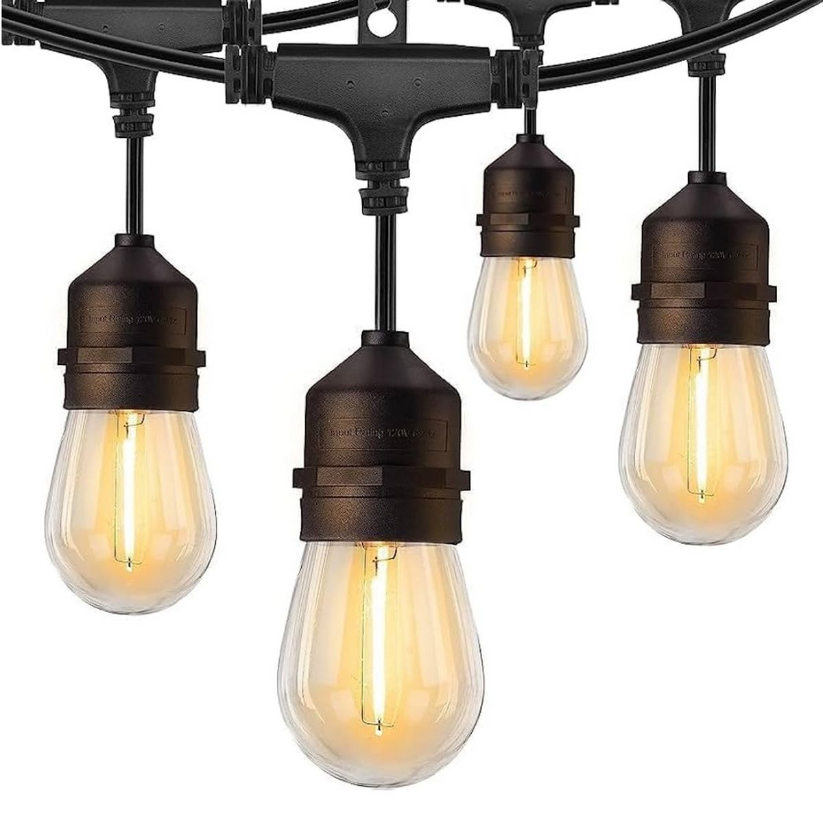 OEM - Guirnalda Led Vintage - 15 Bombillas 15 Metros - Jardin Fiestas