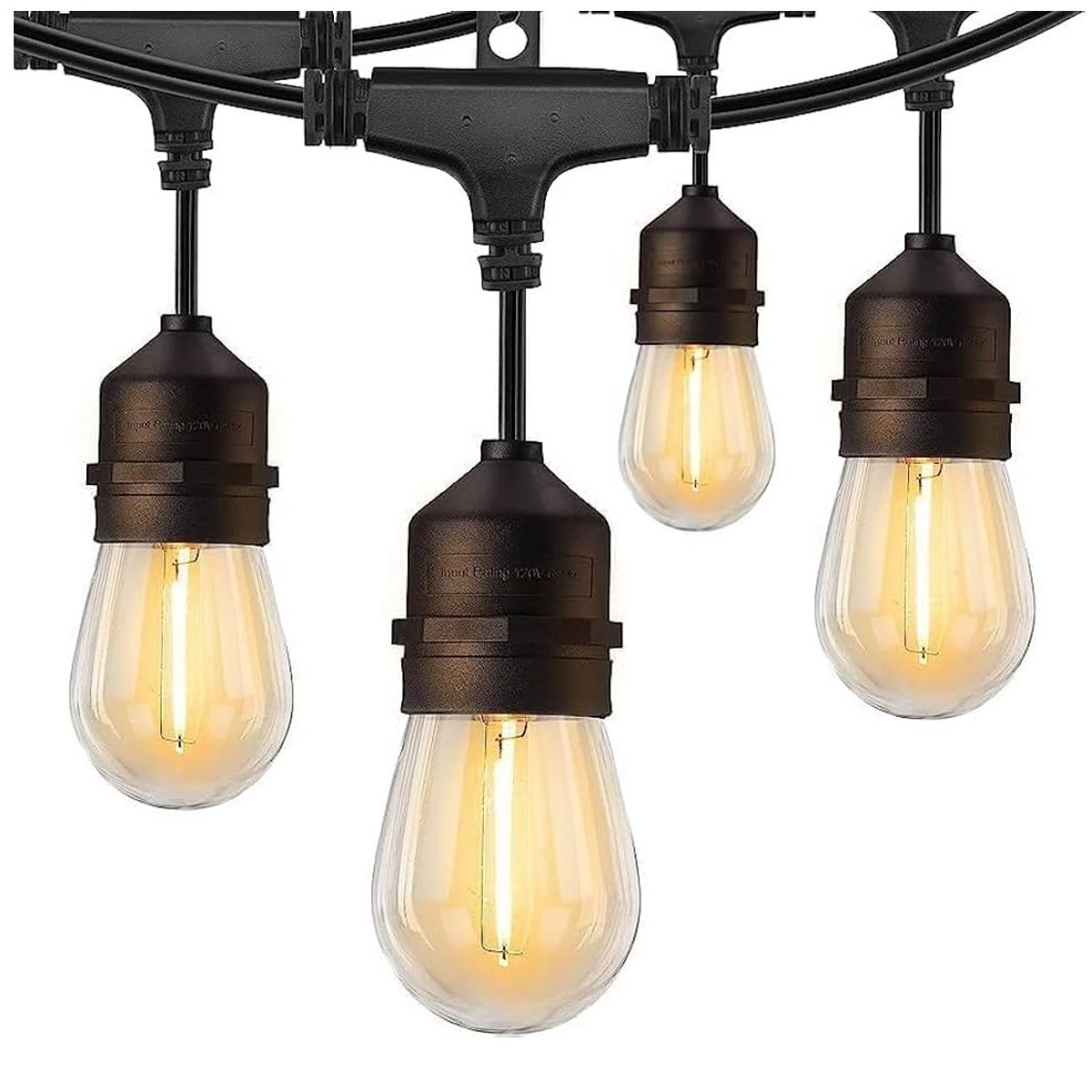 OEM - Guirnalda Led Vintage - 15 Bombillas 15 Metros - Jardin Fiestas