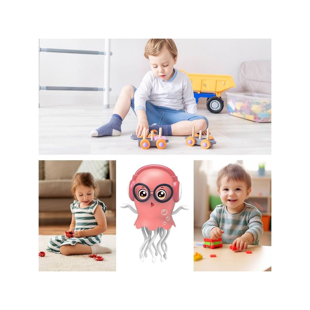 IMPORTADO MC - Juguete Pulpo Bailarín con luces