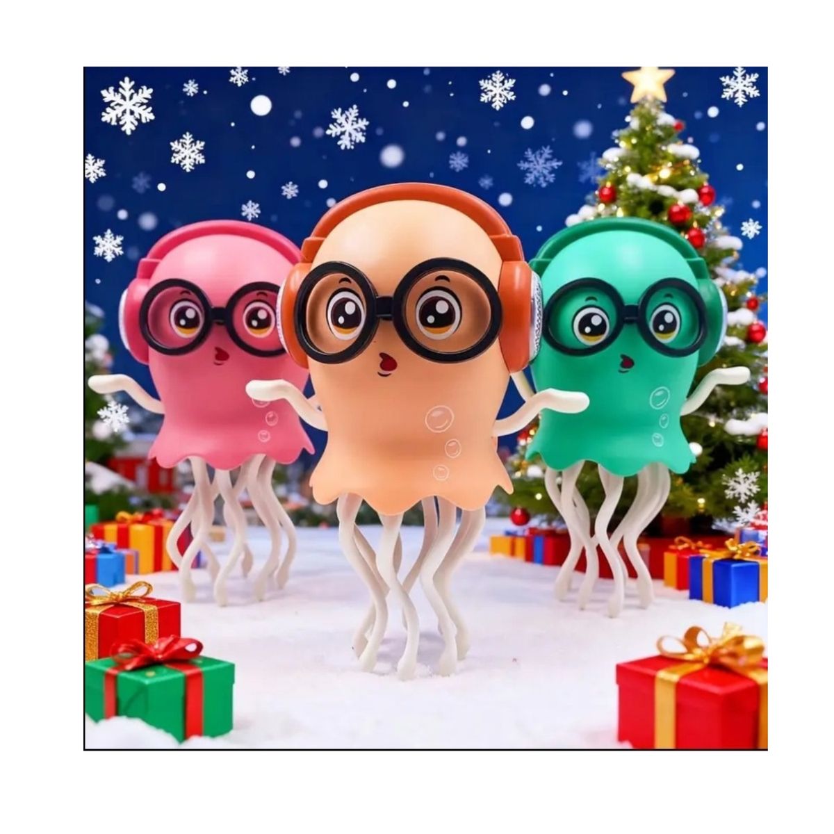 IMPORTADO MC - Juguete Pulpo Bailarín con luces × 3 unidades