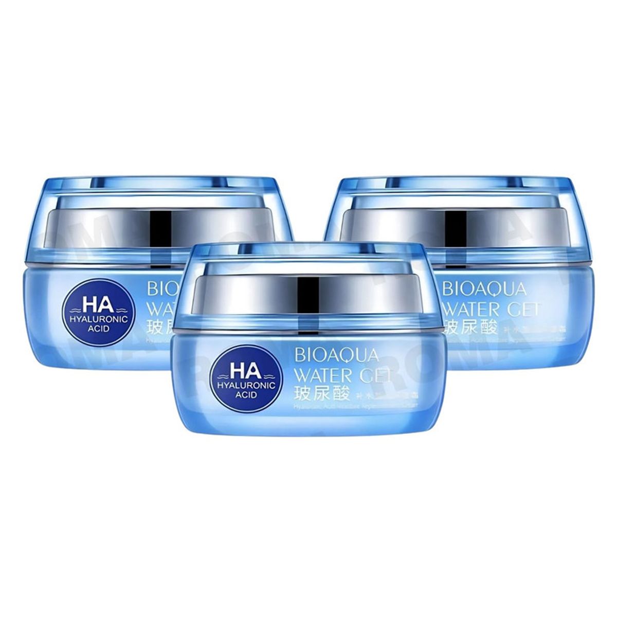 BIOAQUA - PACK 3 CREMA FACIAL ÁCIDO HIALURÓNICO 50G BIOAQUA