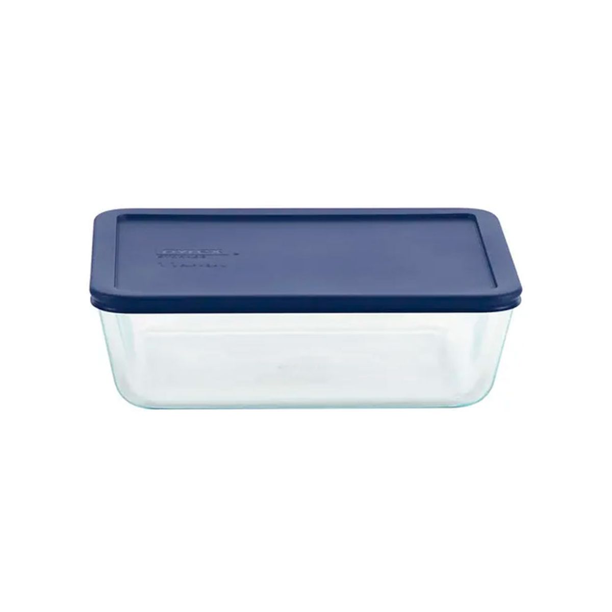 PYREX - Fuente Rectangular Pyrex  1.42lt con tapa Azul - Sku24105
