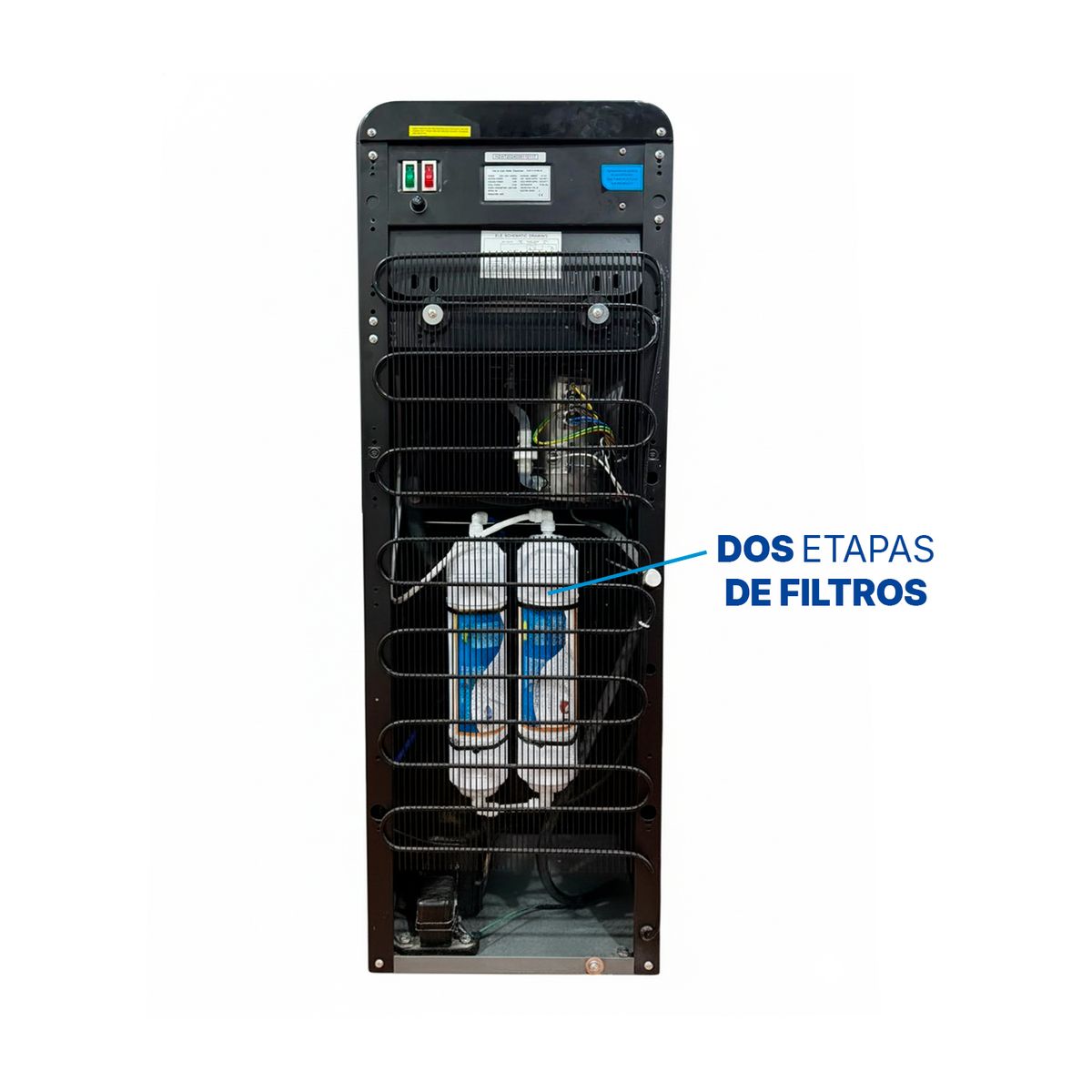 UMA - Dispensador de agua UltraBlack con filtros