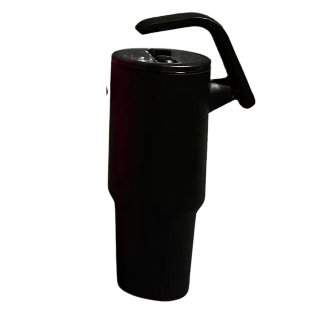 GENERICO - Termo-Taza Toma todo antiderrame  con Asa giratoria Negro 1.2 lt Acero Inoxidable