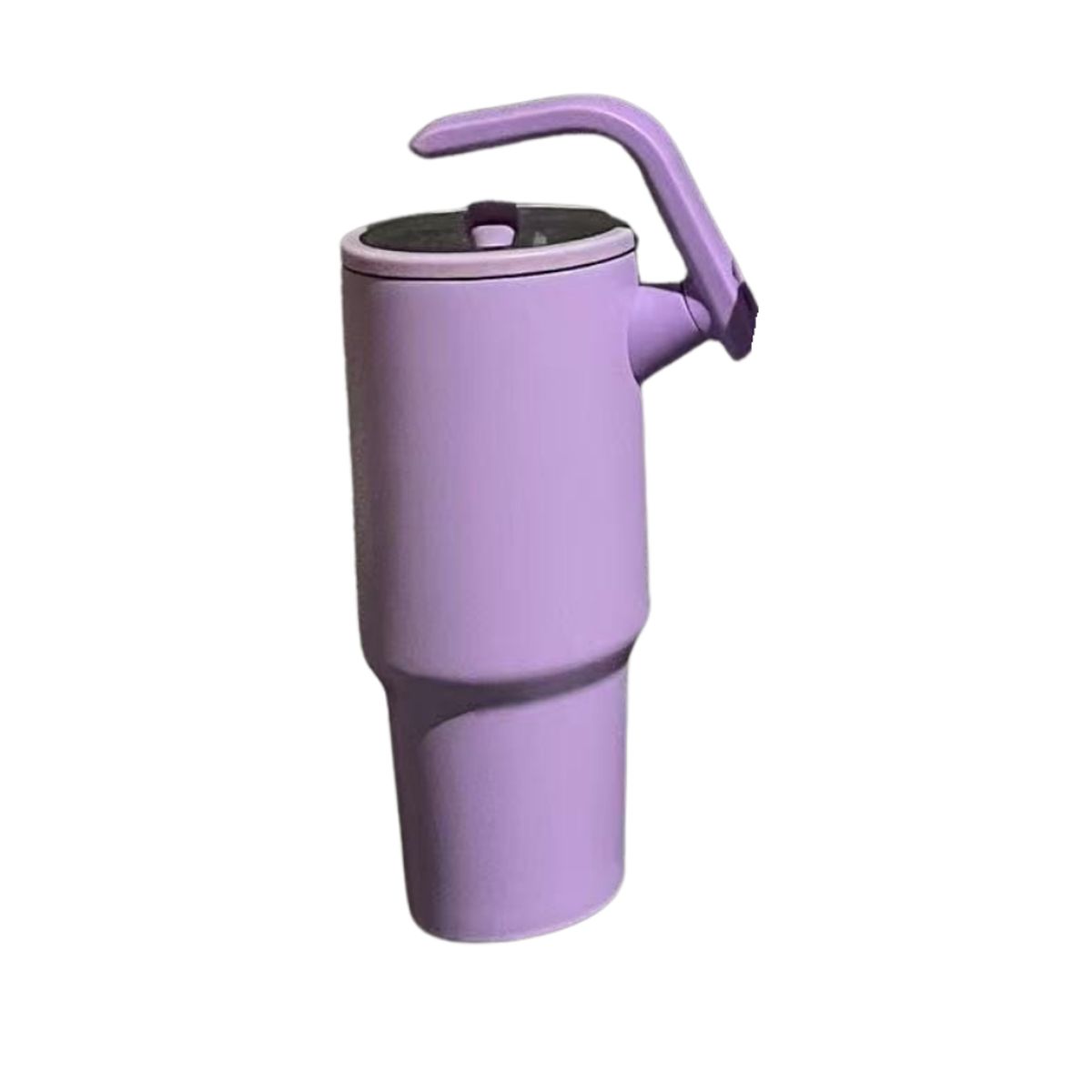 GENERICO - Termo-Taza Toma todo antiderrame  con Asa giratoria LIla 1.2 lt Acero Inoxidable