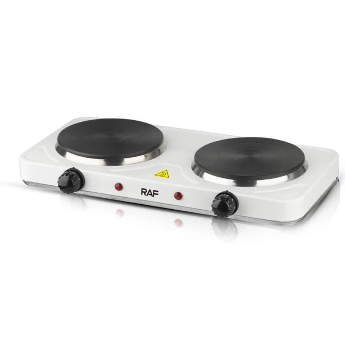 GENERICO - Cocina Electrica Portatil de Mesa 2 Hornillas RAF 2000W