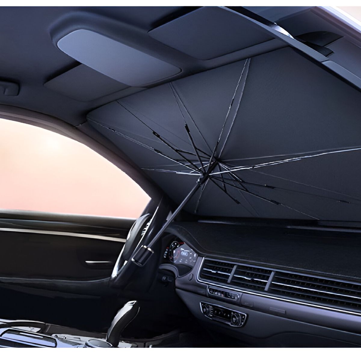 JET - Tapasol Parabrisas Cubre Sol Para Coche Cortinas Parasol