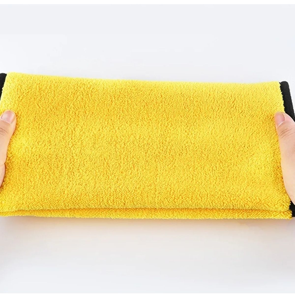 JET - Franela Paño De Microfibra 600gsm Amarela Automotriz