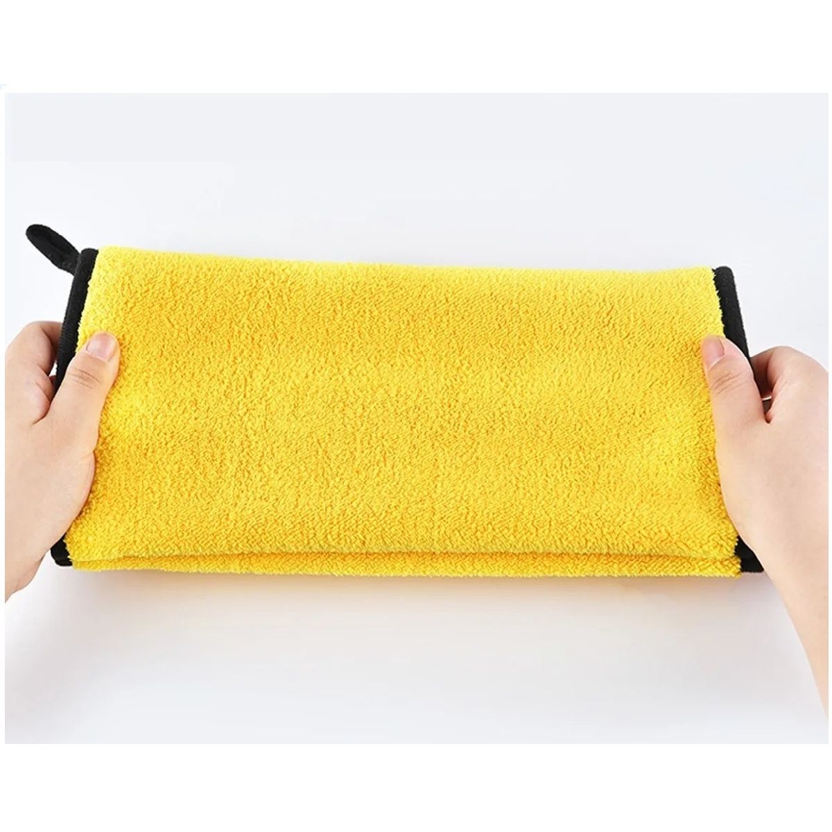 JET - Franela Paño De Microfibra 600gsm Amarela Automotriz