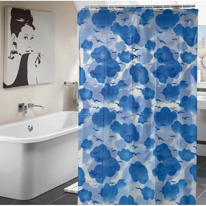 GENERICO - Cortina de Baño Nubes 180x180cm