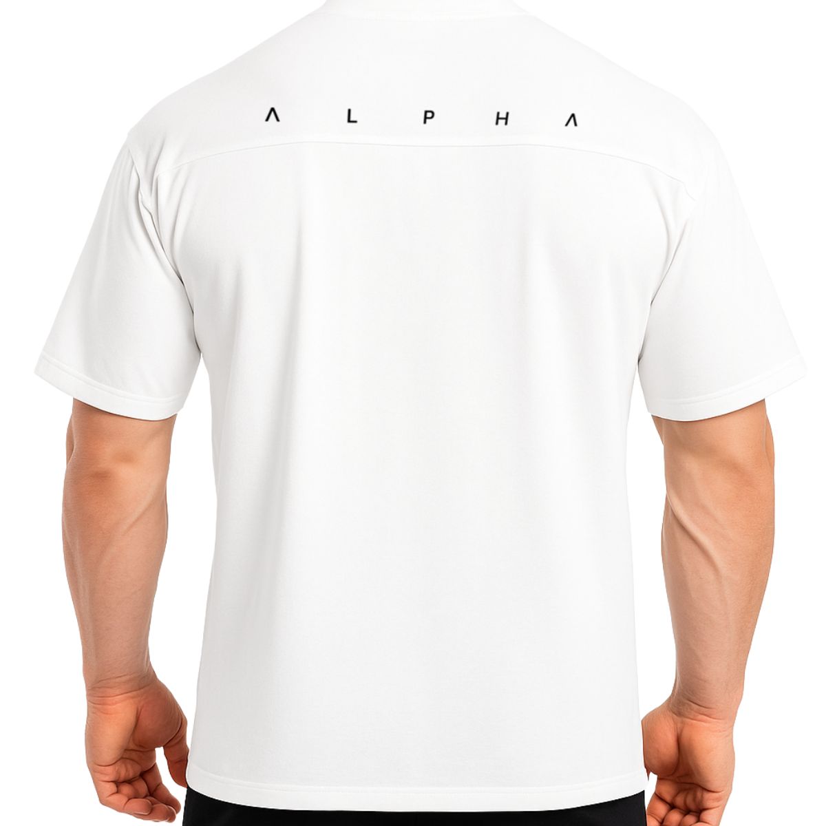 ALPHA FIT - Polo Oversize Algodón - Polo deportivo - Ropa Deportiva Gym - Alphafit